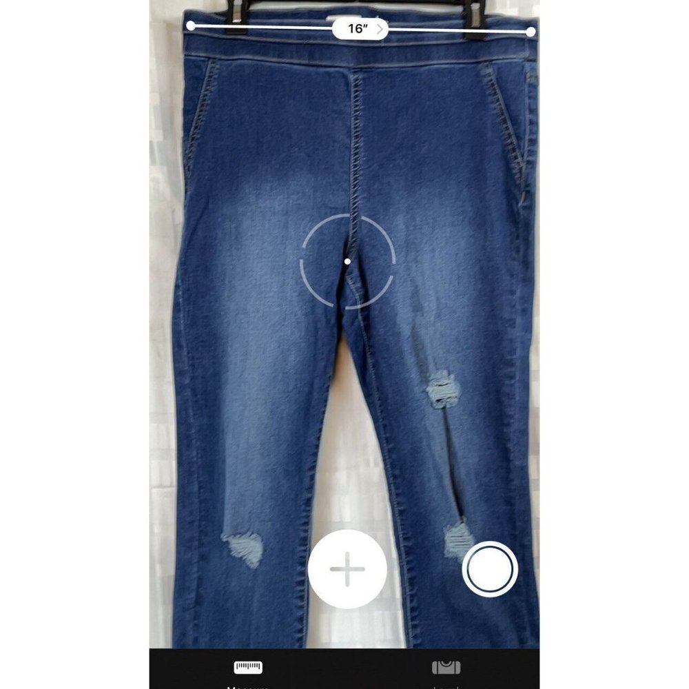 Women soho jeans new york high waist pull on ankle legging Size L - Picture 5 of 9